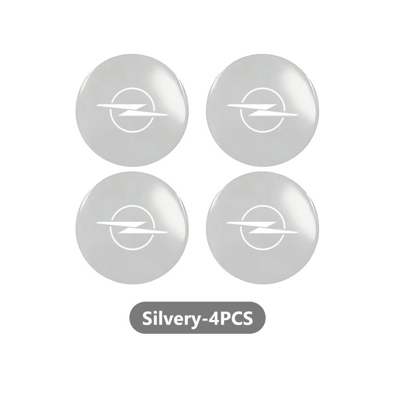 For Opel Car Emblem Wheel Hub Center Cap Stickers Tire Center Cover Badge Decal Accessories Insignia Corsa Zafira Meriva Mokka