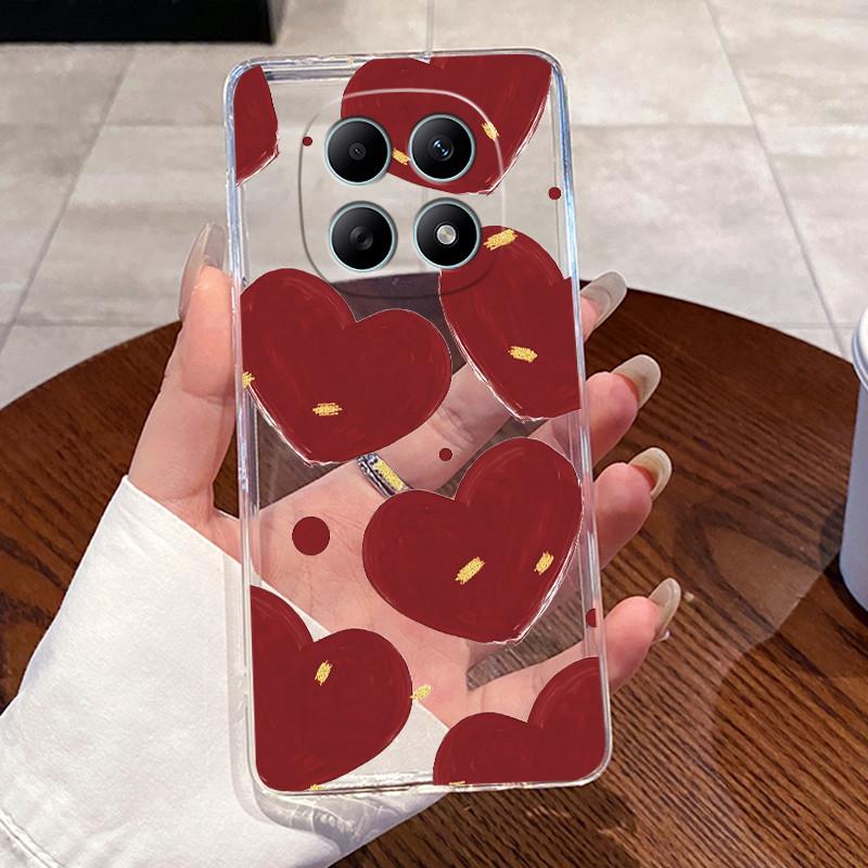 For Redmi Note 15 15Pro 5G Aesthetic Fashion Cute Cat Phone Case Transparent TPU Shell For Redmi Note 15 Pro Plus 5G Soft Cover