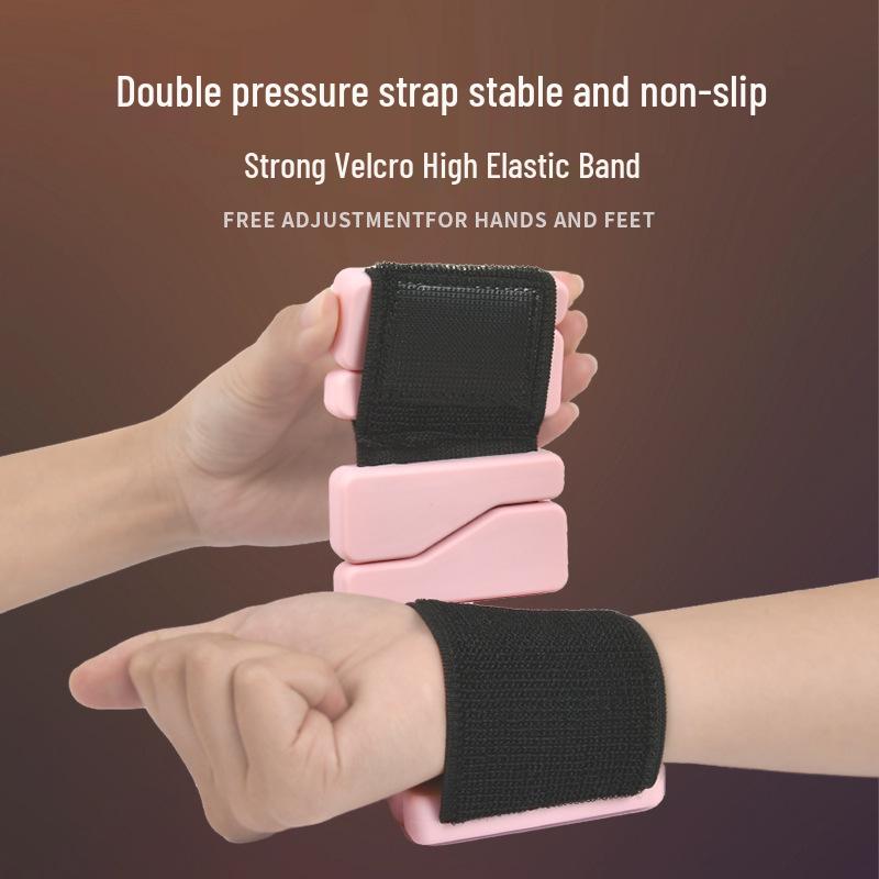 Weighted Silicone Fitness Wristband & Ankle Strap Set for Running and Training