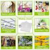 Metal Plant Labels: 100 Pcs  Waterproof Rust-Resistant Aluminum Garden Tags - 25° Tilt Design for Easy Reading Outdoor Plant Markers for Gardeners &