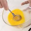 New Stainless Steel Manual Press Type Egg Beater Creative Honey Spoon Mixer Milk Jam Stirring Spoon Kitchen Baking Cooking Tools