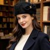 Γυναικείο Γαλλικό Ρετρό Διχτυωτό Βολάν Βαμβακερό Κομψό Καπέλο Πάρτι