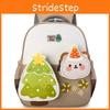 Cute Preschool Bag With Christmas Tree And Bear Decoration For Children Ages 3 To 6