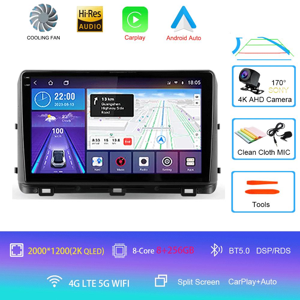For Kia Ceed 3 CD 2018-2022 Car Radio Android 14 WIFI+4G Carplay Auto Car Radio Multimedia Video Player Navigation Stereo DSP GP
