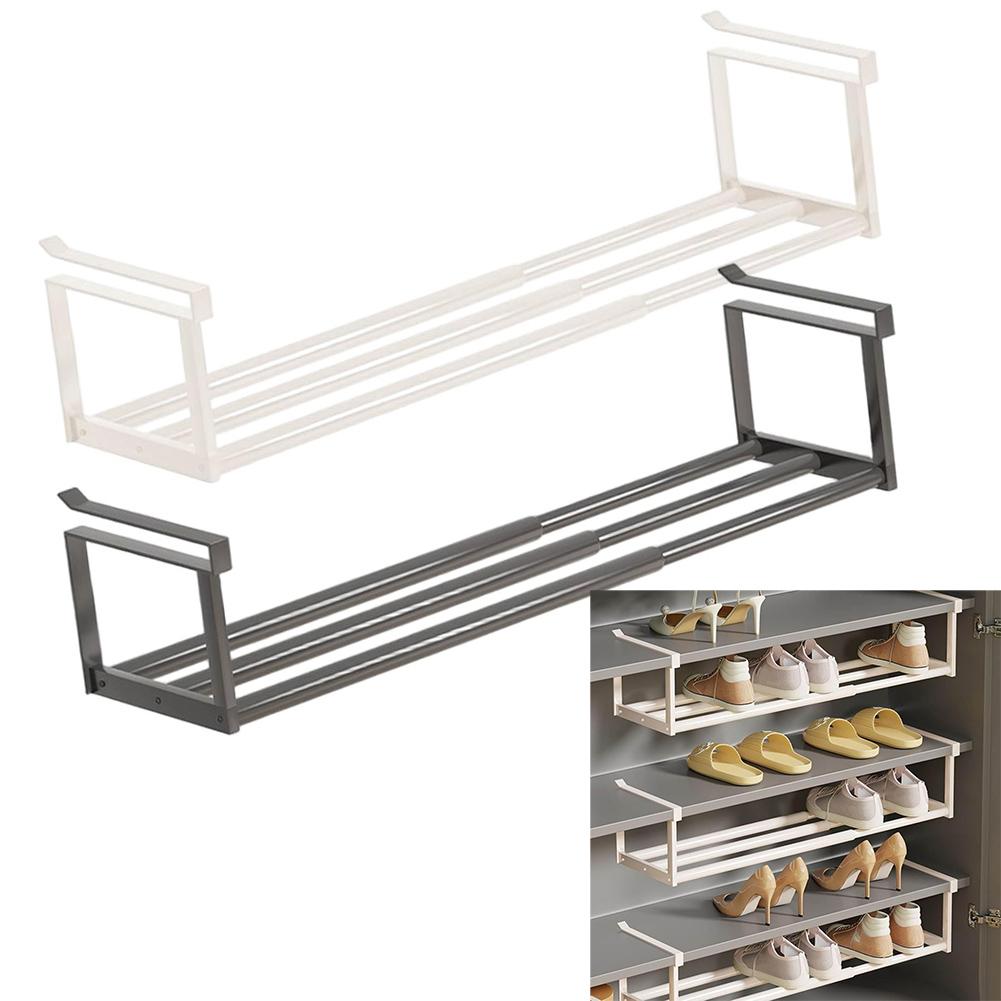 Telescopic Expandable Cabinet Shelf for Efficient Storage Organize For Shoes and Household Goods in Limited Spaces