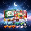 3D Cute Animal Christmas Advent Calendar with -Day Holiday Countdown