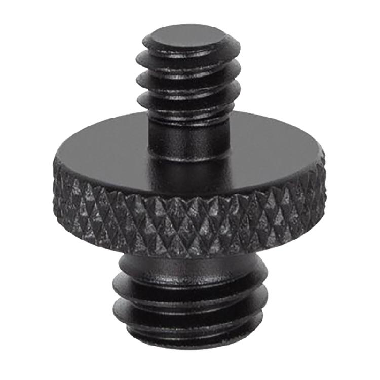 Double Headed Metal Screw Adapter 1/4" Male to 1/4" or 3/8" Male Threaded Screws