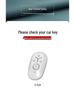 Geely Star Wish Key Cover - Original Color Remote Protective Case with Key Ring and Bag, Car Accessory