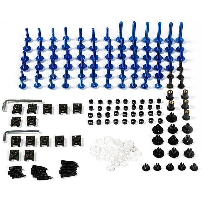 Fairing Complete Bolts Kit Screws for Yamaha YZF-600 R6 2017 2018 2019 2020 2021 Aluminum Fasteners Hardware Clips