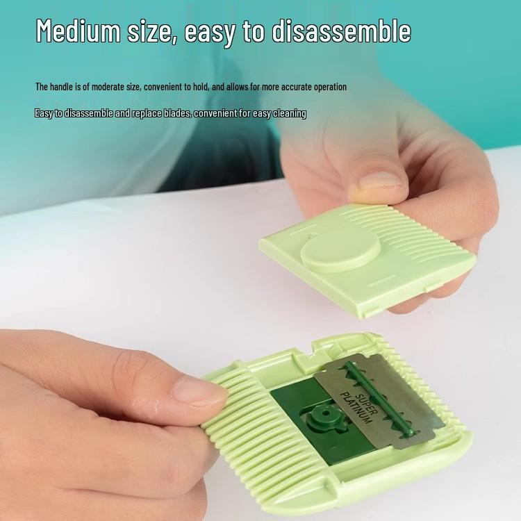 Two-in-One Hair Thinning Comb for Trimming Bangs & Frizzy Hair – Ideal for Girls, Children, and Babies