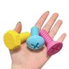 3Pcs Wall Hook Screw Shape Punch Free Hat Clothes Back Door Kids Hanger Umbrella Bag Clothing Towel Hanger Home Supplies