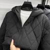 2025 Men's Hooded Winter Cotton Jacket - Solid Color, Warm, Casual, High Quality