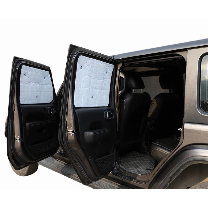 Perdeaua mașinii Anti-UV Capac parasolar pentru fereastră Parbriz Parasolar Pad izolator pentru Jeep Wrangler JL 2018-2023 Accesoriu interior