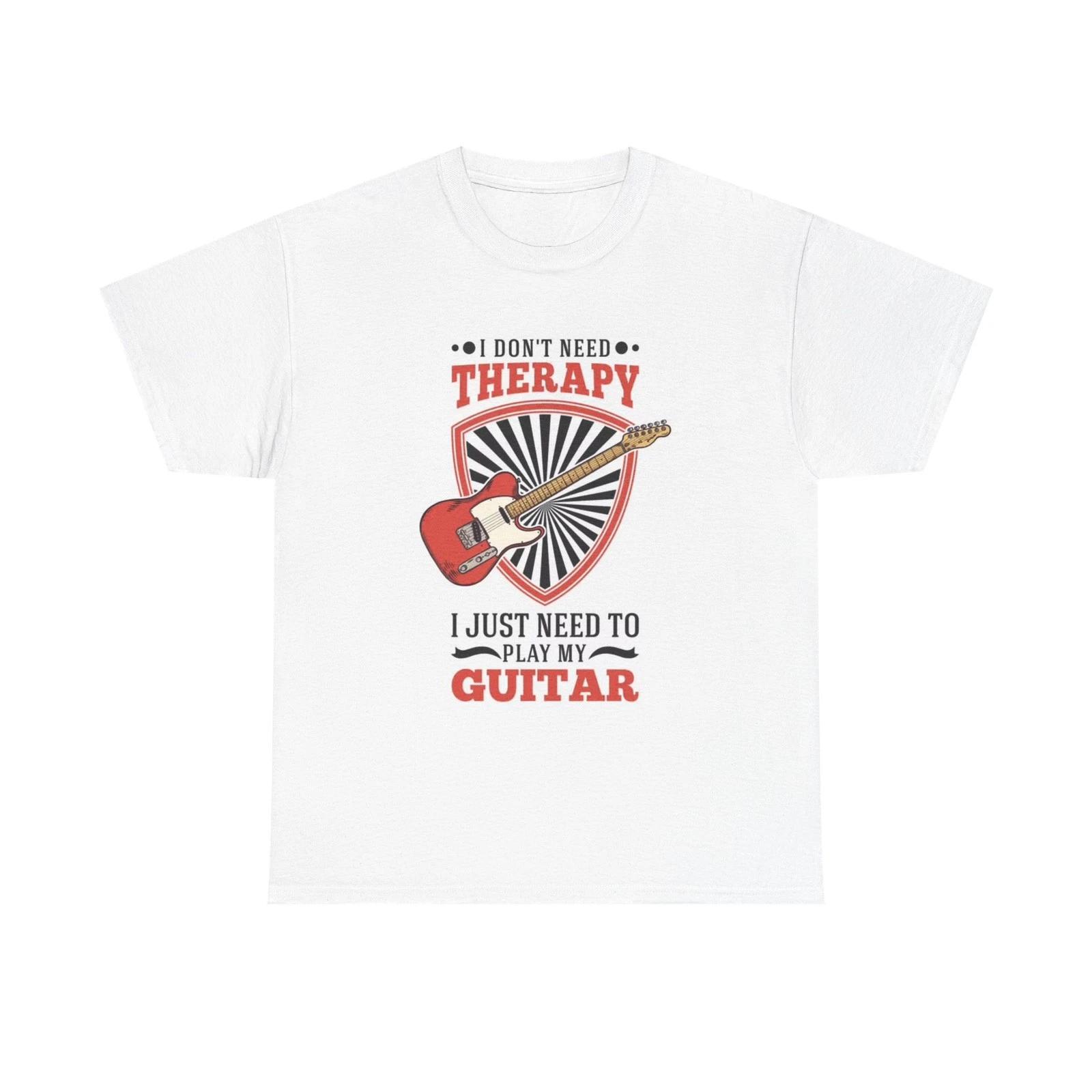 

Футболка Guitar Rock and Roll Гитарист Музыкант Ретро Унисекс Тяжелый Хлопок Tee4 3XL