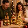 Decorative Patchwork Set with Lights for Holiday and Everyday Decor