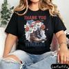 Thank You Veterans Shirt Women Patriotic Tshirt Gift for Military Wife Army Mom Clothes Oversized Oneck Pattern Tops