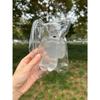 Squishy Transparent Jelly Robot Squeeze Toy Cute Super Soft Slow Rebound Water Sense Cartoon Toy Kawaii Stress-relieving Gift