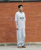 Nontai Cotton Wide Curved Pants (Greyish Sky)