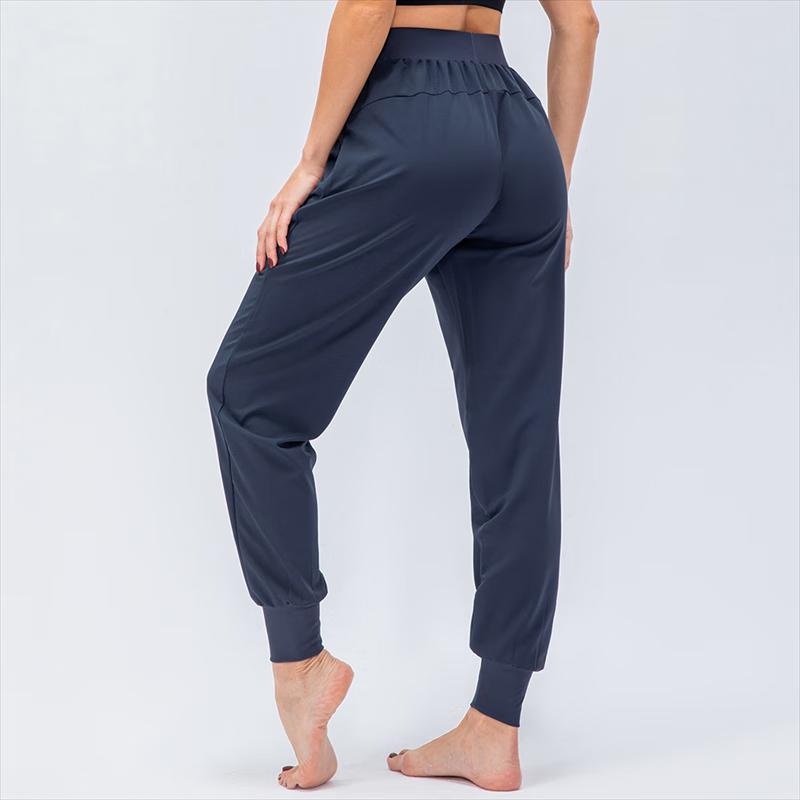 Yudong Damen Locker sitzende Sport-Jogginghose mit Kordelzug und Bündchen