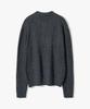 TRIP LE SENS Nef Yarn Wool Collar Knit_Charcoal