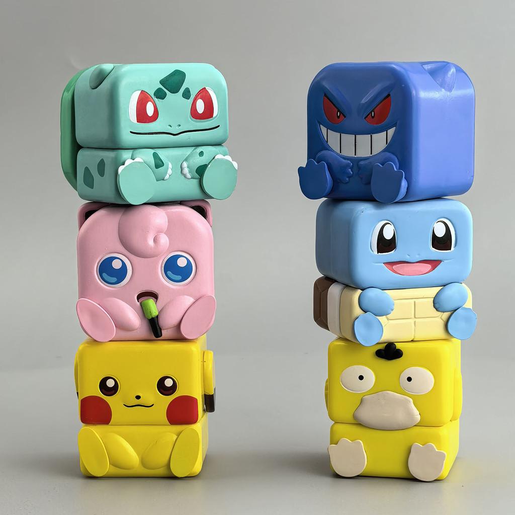 Pokemon Pvc Magnet Stackable Figures For Stress Relief Collectible Toy For Kids And Adults