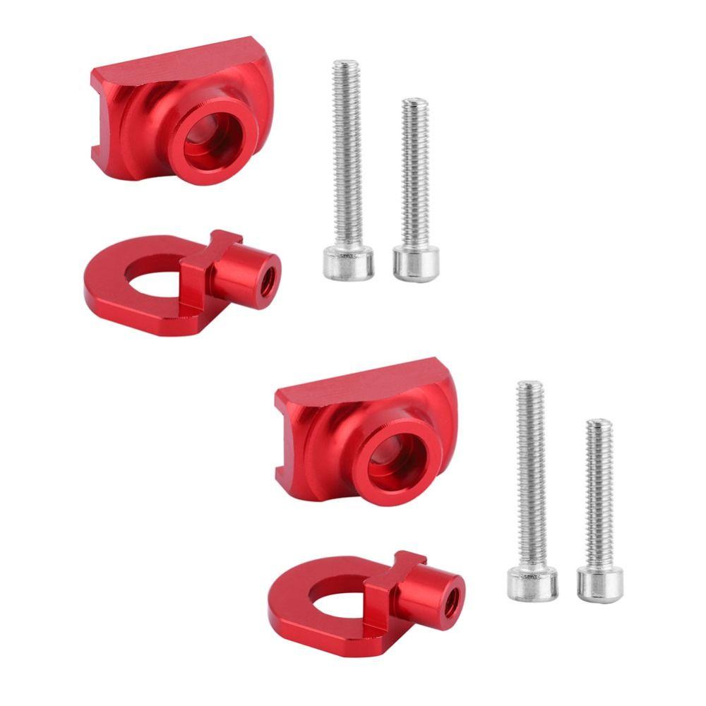 2PCS Single Speed Bicycle Chain Adjuster Aluminum Alloy Bicycle Chain Fastener Bike Maintenance
