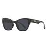 Women's Fashionable and Retro Cat-eye Sunglasses UV400 Ultraviolet-proof Outdoor Large Frame Shades Glasses Eye Protection