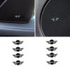 Für Mini 3D Aluminiumlegierung Auto Lautsprecher Audio Aufkleber Abzeichen Emblem Dekoration Zubehör Für MINI COOPER R56 R55 R60 R61 Cou