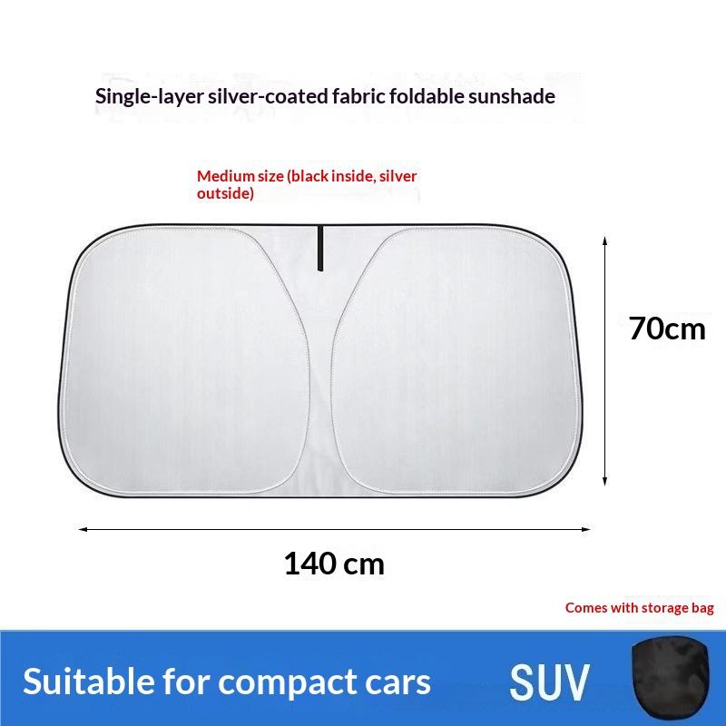 1Pcs Front Sunshade Summer Window Visor Protection Car Sun Shade Cover Foldable Curtains Summer Cooling Uv Refletive Accessories
