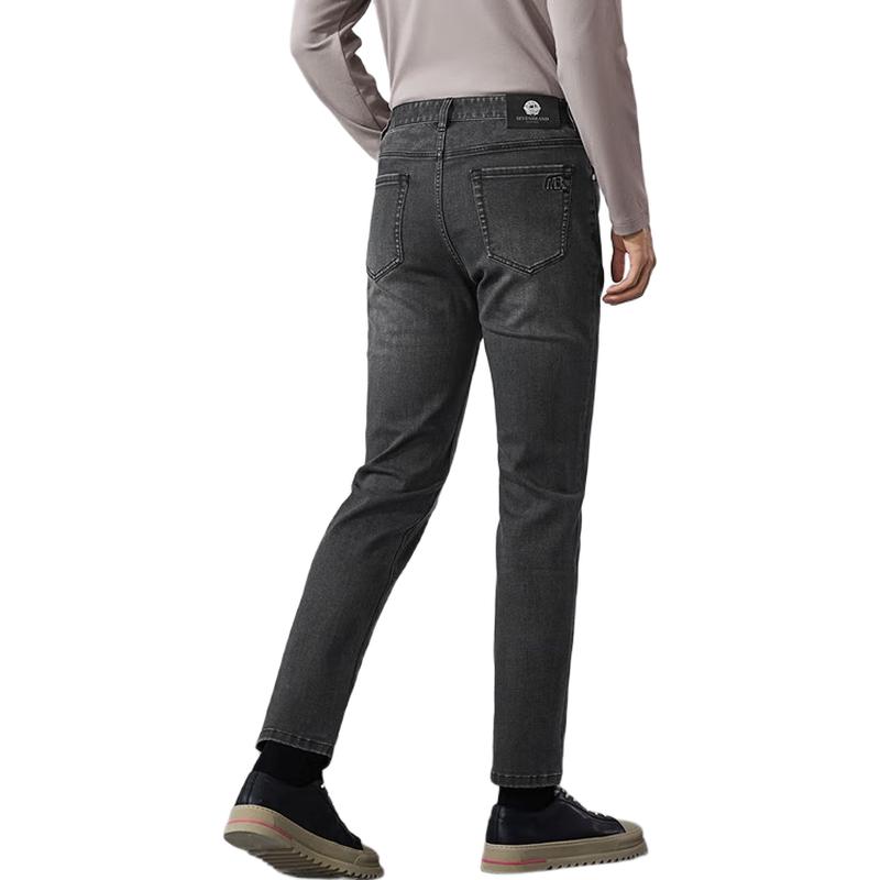Septwolves Men's Straight-Leg Stretch Jeans
