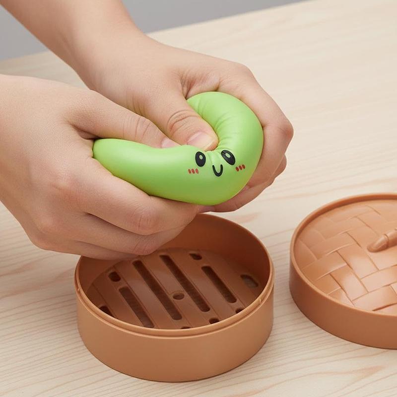 Simulazione Flash Pallina Pressione Ravioli Rimbalzo Lento Morbida Schiacciamento Decompressione Ufficio Casa Decorazione Regali di Compleanno Bambini Adulti