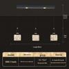 Lustre de Cristal LED Moderno Oeny
