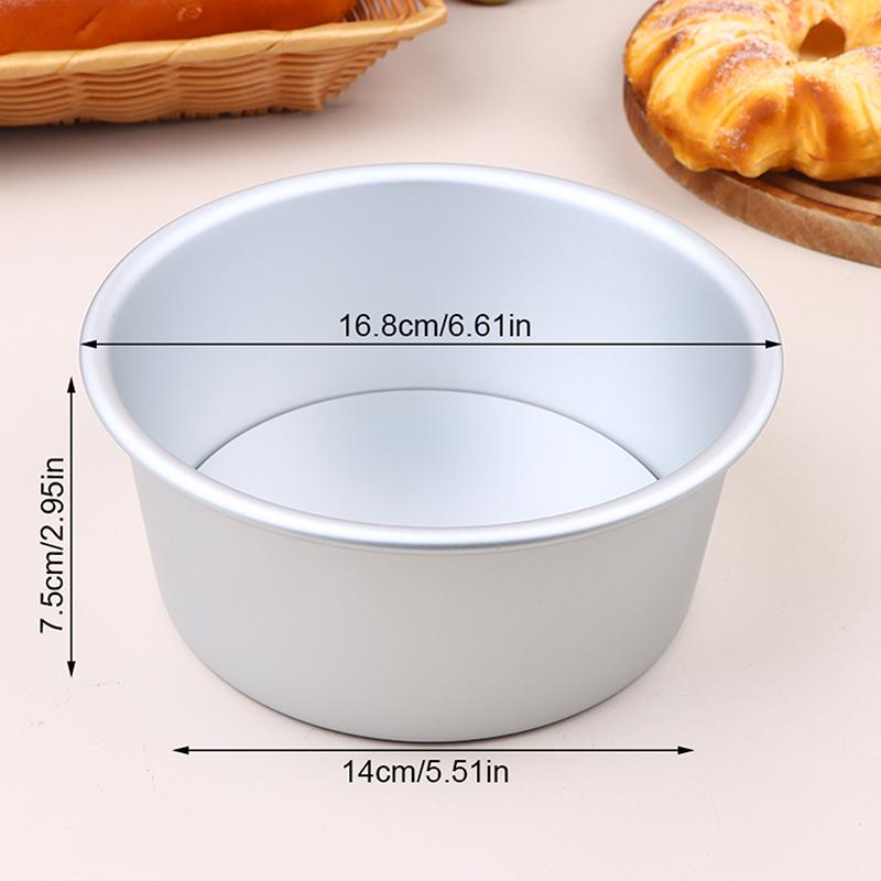 

4/6/8/10Inch Removable Base Round Cake Pan Aluminum Diy Cakes Pastry Mould Cheesecake Cake Nonstick Tin Kitchen Tools