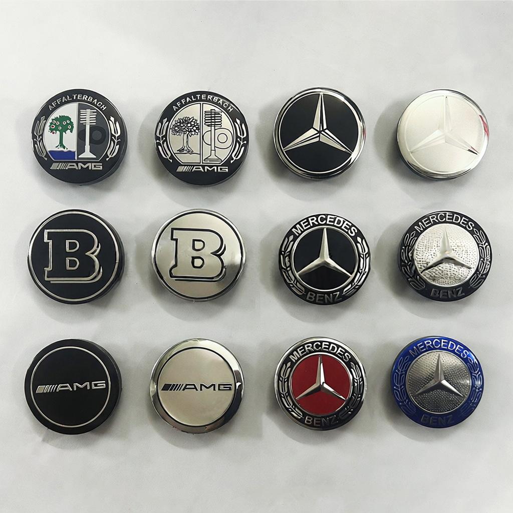 Fd 75MM Car Styling Wheel Center Covers Hub Caps Replacement Mercedes Benz W211 W203 W204 W210 W124 AMG W202 CLA W212 W220 W205 CS1