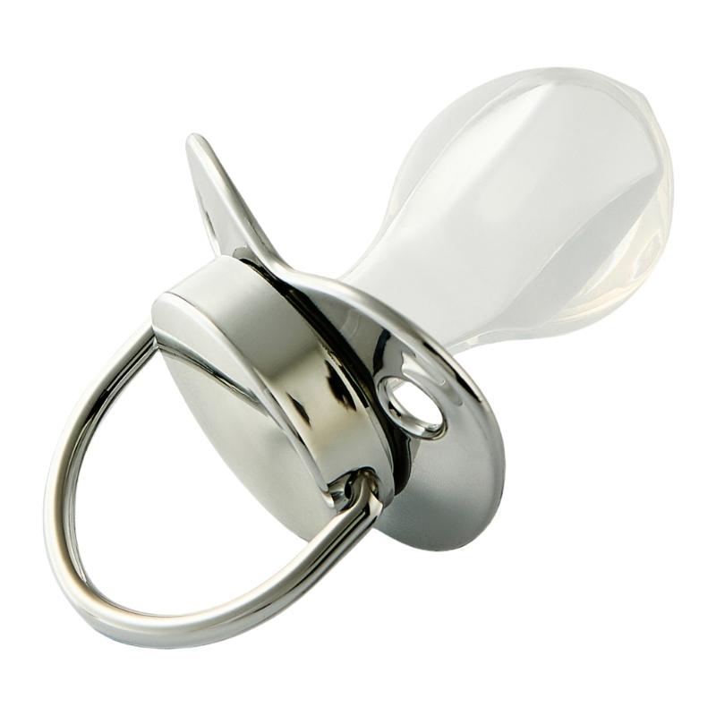 

Зняття стресу Соска для дорослих Чоловіча Жіноча Пустушка Силіконова Пустушка Ергономічна Зменшене Хропіння для Зменшення Тривожності срібний