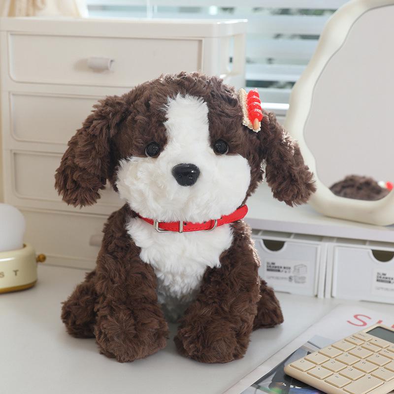 Colorful Schnauzer Puppy Plush Toy & Hug Pillow 30 cm (0.31 kg)