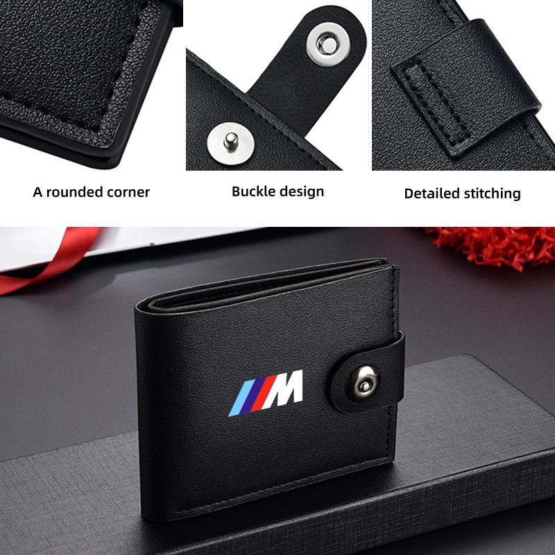 Heiß 2025 Leder Herren Geldbörse Geschenk Münz ID Bargeld Kreditkartenhalter Geldbörsen Für BMW M Performance 1 2 3 5 7 Serie X1X2X3X4X5X6 G20