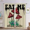 Fantasy Cartoon World Mushroom 3d Printing Curtain Bedroom Kitchen Living Room Children's Room Decorative Curtain 2 Pieces