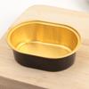 20 stycken Puddingsformar Aluminiumfolie Bakformar Ovala Guld Muffinsformar Partybricka Bakmuffinslåda Dessert