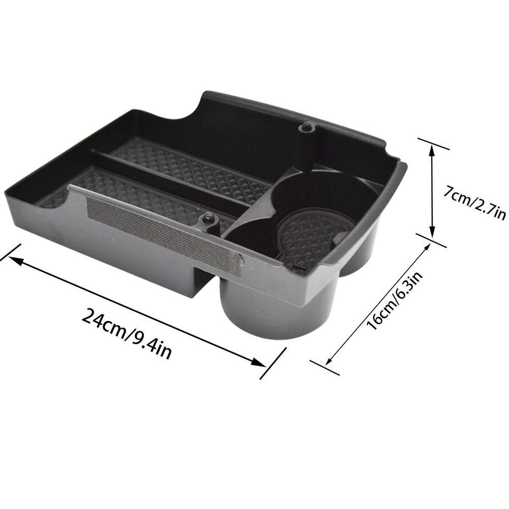for Tesla Model X S Car Center Console Armrest Storage Box Tray Organizer Anti-Slip Mats Storage Tidying Car Storage Box