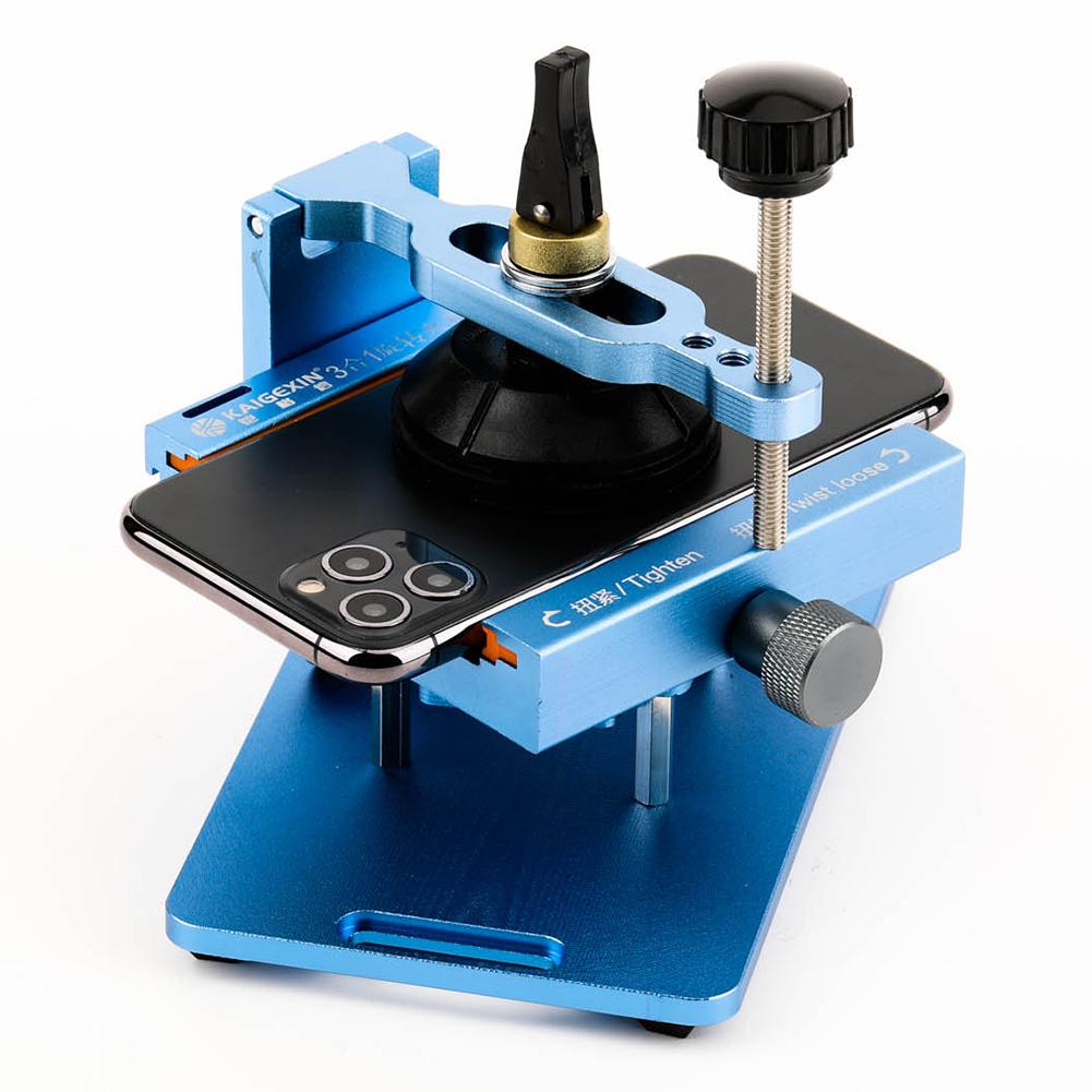 4 in 1 360 Degree Rotatable Dismantling Screen Fixture Fixed Rotating Clamp Phone Screen Opener for iPhone Samsung Galaxy Huawei