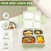 304 Stainless Steel Food Container with 3/4 Compartments Reusable Food Storage Container with Lid Lunch Boxes for School Office