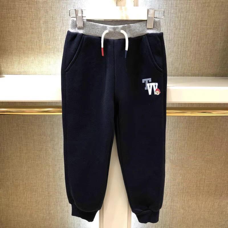

Boys Bear Print Fleece Sweatpants - Autumn/Winter 2025 Collection 130 cm