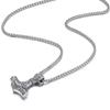 Vintage Stainless Steel Thors Hammer Necklace Nordic  Pendant Necklace Viking Scandinavian Norse Man Male Amulet Hip-hop Jewelry Gift