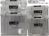 JEJ Astage Storage Box ST Box Clear Depth X Height X Width Set of 4 #45 54.5 32.2 37.9cm
