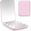 2-Sided Vanity Mirror Folding Cosmetics Mirror Creative Compact Pocket Mirror  Makeup Tool