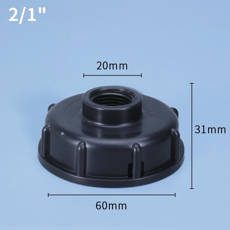 IBC Tank Adapter Tap Connector Replacement 1/2" 3/4" 1" Female Thread To S60X6 Valve Faucet Adapter Garden Irrigation Accessorie
