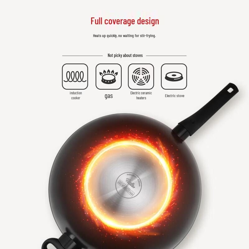 Fissler Ci An 28cm Ceramic Non-Stick Frying Wok