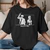 Vintage Chainsawunisexs Anime Tshirts Unisex Unisex Crew Neck Cotton T Shirt Reze Short Sleeve Tees Graphic Printed Clothing