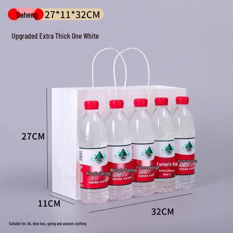 Kraft Paper Handled Gift & Takeout Bags